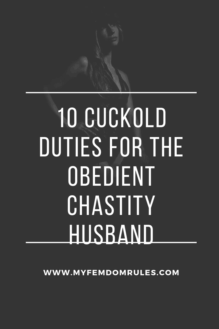 Cuckold Duties For The Obedient Chastity Husband - image