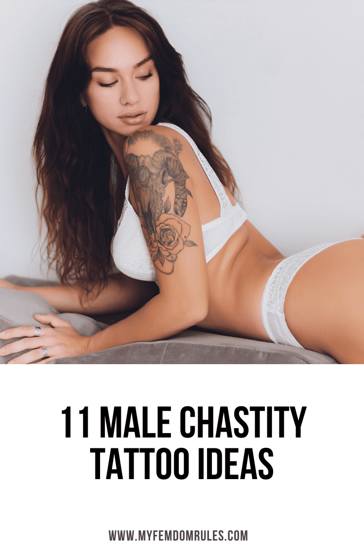 11 Male Chastity Tattoo Ideas pic